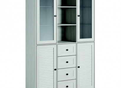 Klassische Anrichte Schrank Vitrinenschrank Vitrinen Anrichten Glas Schränke Neu